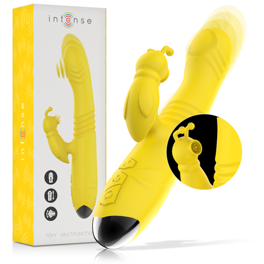 Vibrador Multifuncional Toky Recargable de Intense