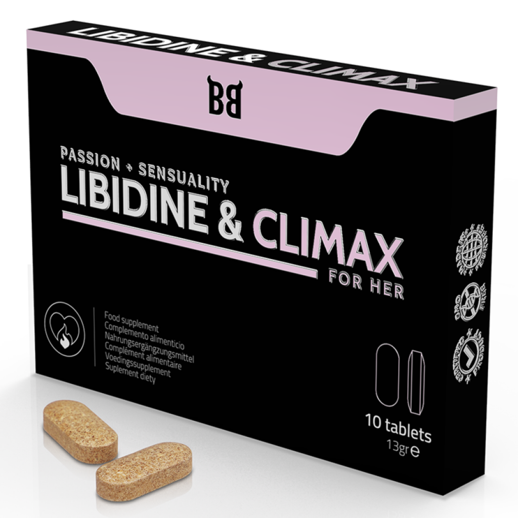 Libidine & Climax Aumento Líbido Para Mujer 10 Cápsulas