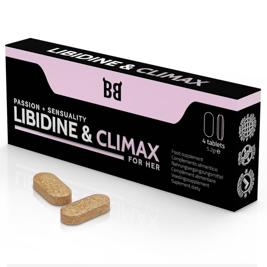 Libidine & Climax Aumento Líbido Para Mujer 4 Cápsulas