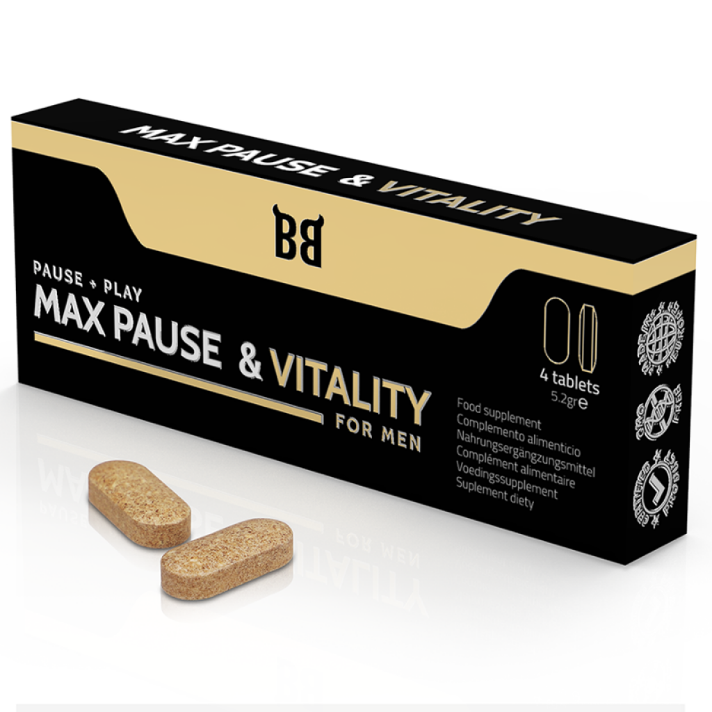 Max Pause & Vitality - Potenciador para Hombre 20 Cápsulas