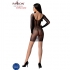 Passion - Bodystocking Negro BS101 Talla Única