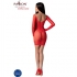 Bs101 Bodystocking Rojo Talla Única - Passion