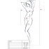 Bodystocking Passion BS101 Blanco Talla Única