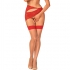 Obsessive - S814 Medias Rojas S/M