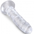 Clear Pene Realistico 15.5 Cm Transparente