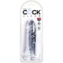 Clear Pene Realistico 15.5 Cm Transparente