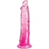 Consolador Realista Transparente 19.7 Cm Rosa