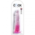 Consolador Realista Transparente 19.7 Cm Rosa