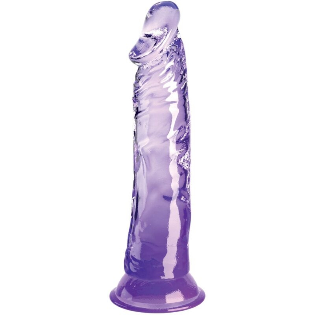 Clear Pene Realistico 19.7 Cm Morado