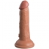 Elite Dildo Realistico Silicona 15.2 Cm Caramelo