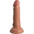 Dildo Realístico Vibrador King Cock Elite 15.2 cm Caramelo