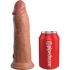 Elite Dildo Realístico Vibrador & Silicona 20.3 Cm Caramelo