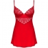 Obsessive - Ingridia Chemise & Tanga Rojo Xs/s