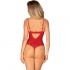 Obsessive Ingridia Crotchless Teddy Rojo M/l