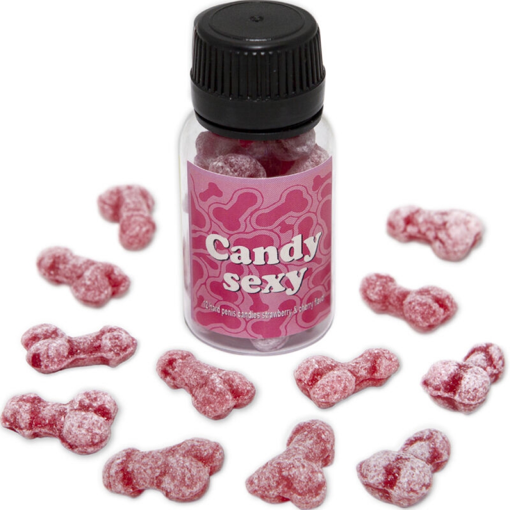 Candy Sexy Bote 12 Gominolas Sabor Fresa-Cereza