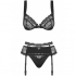 Set Heartine Tres Piezas - Obsessive Talla S/M