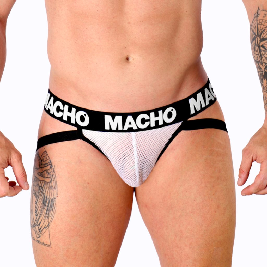 Macho - Mx26x1 Jock Rejilla Blanco S