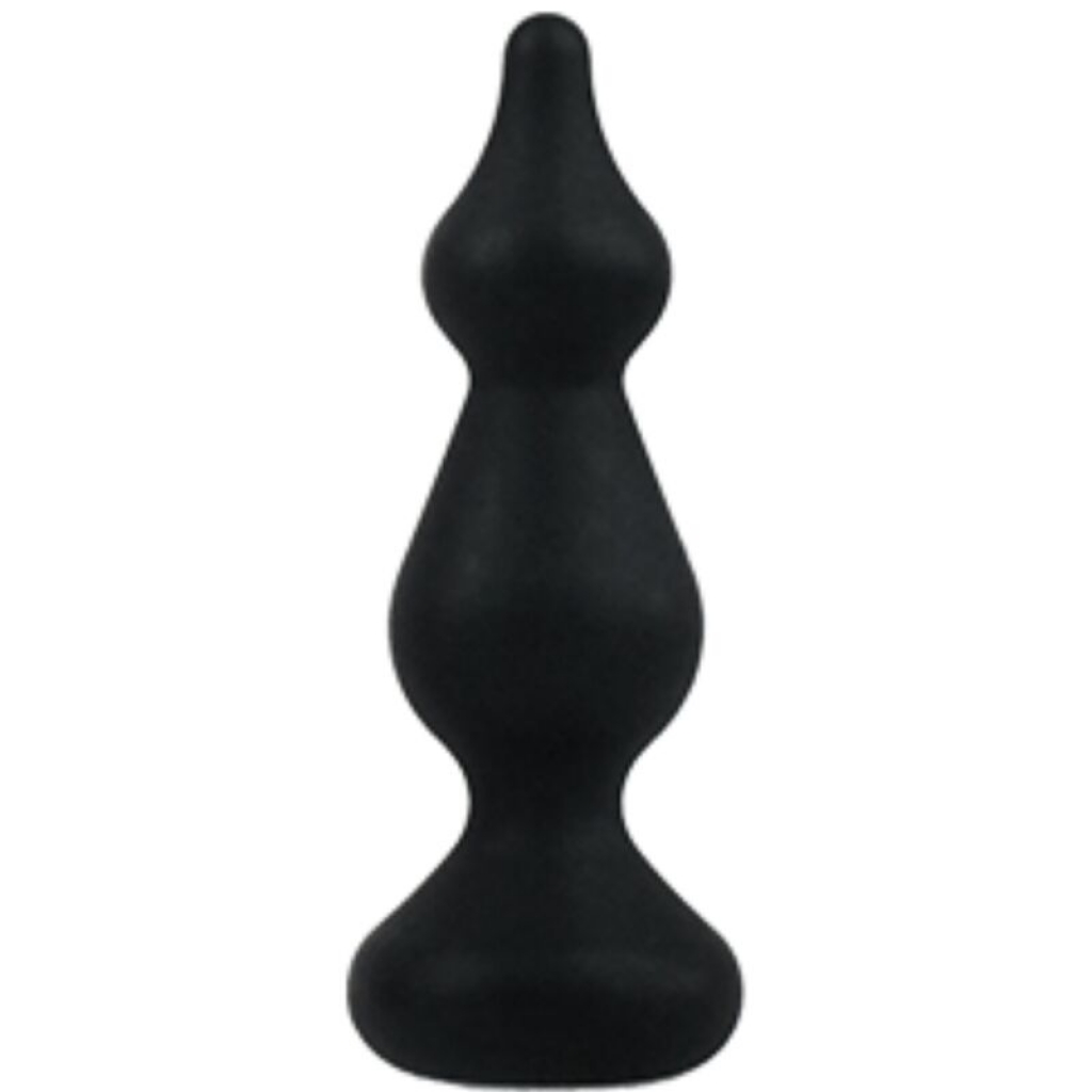 Amuse Plug Anal Silicona Negro Talla S