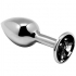 Anal Pleasure Mini Plug Metal Negro Talla S