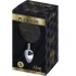 Anal Pleasure Plug Liso Metal Pompon Negro Talla S