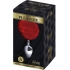 Anal Pleasure Plug Liso Metal Pompon Rojo Talla S