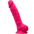 Modelo 1 Pene Realistico Silicona Premium Silexpan Fucsia 23 Cm