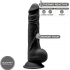 Modelo 1 Pene Realistico Silicona Premium Silexpan Negro 24 Cm