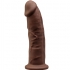 Modelo 2 Pene Realístico Silicona Premium Silexpan Marrón 23 Cm