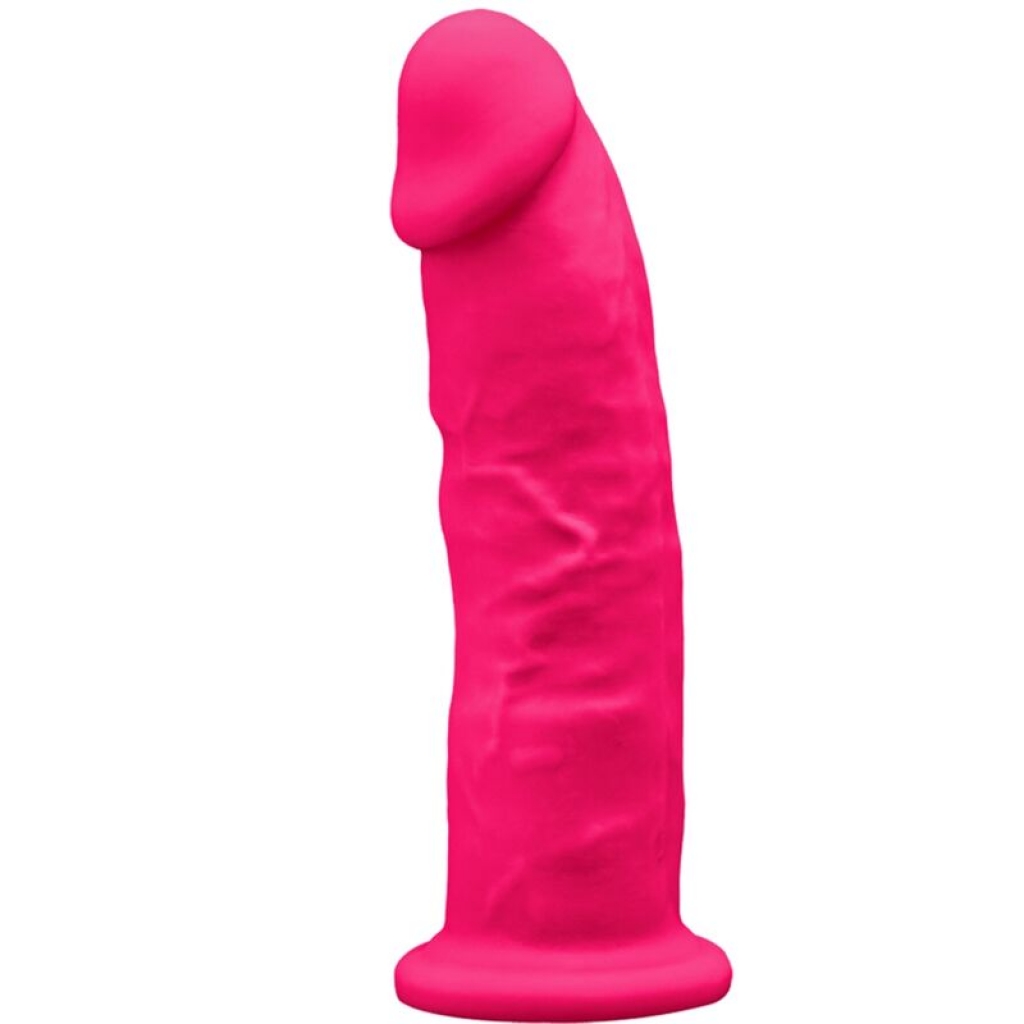 Modelo 2 Pene Realistico Silicona Premium Silexpan Fucsia 19 Cm