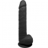 Modelo 1 Pene Realistico Silicona Premium Silexpan Negro 38 Cm