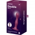 Satisfyer - Double Ball-r Dildo Silicona Granate