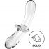 Satisfyer - Double Crystal Dildo Transparente