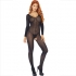 BodyStocking Negro de Manga Larga