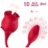 Armony - Rosa Succionador De Clitoris & Vibrador 10 Modos Rojo