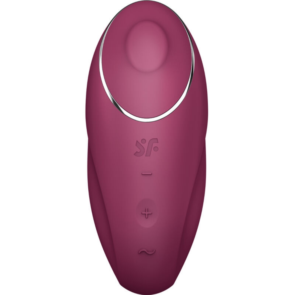 Satisfyer - Tap & Climax 1 Vibrador Lay-on Rojo