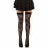 Leg Avenue - Medias Red Rosas Silvestres Negro