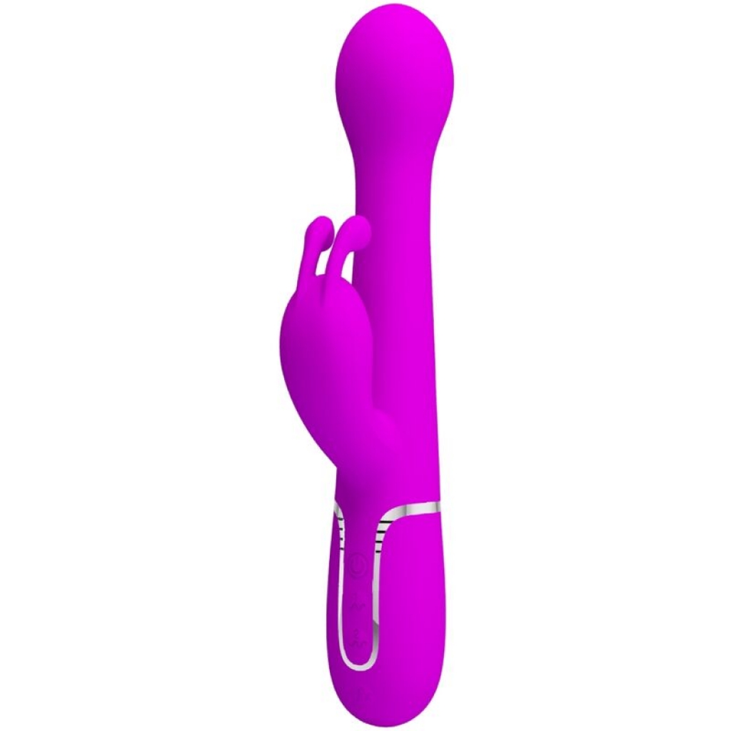 Vibrador Rabbit 3 En 1 Multifunción Violeta