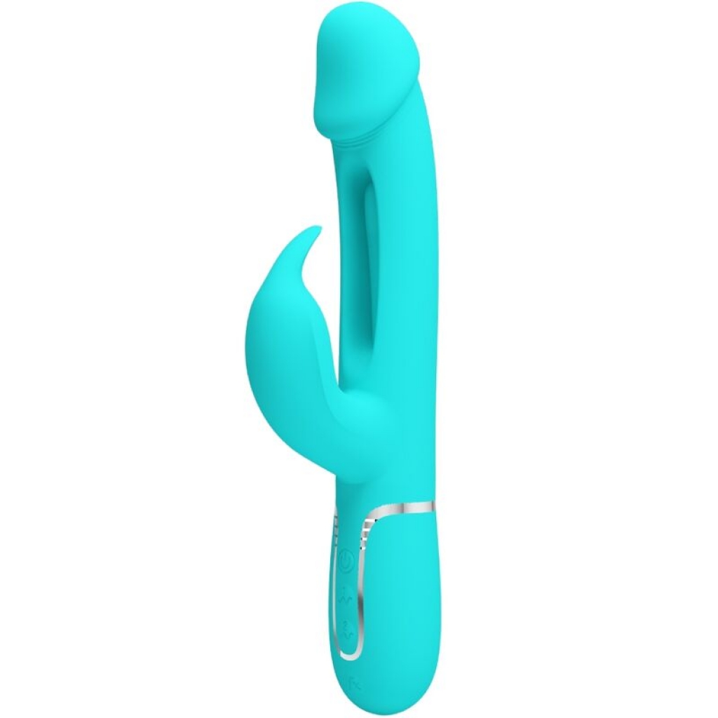 Pretty Love - Kampas Vibrador Rabbit 3 En 1 Multifunción Con Lengua Verde A