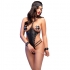 Chilirose - Cr 4638 Set Body Crotchless Negro S/M