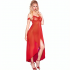 Chilirose - Cr 3716 Babydoll Largo Rojo S/M