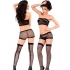 Chilirose - Cr 3788 Set Tres Piezas Negro S/M