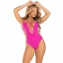 Leg Avenue - Body Tanga Racerback Fucsia