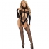 Leg Avenue Bodystocking Rejilla Negro