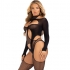 Leg Avenue Bodystocking Rejilla Negro