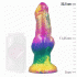 Dildo Iris Con Testículos Arcoíris de Placer