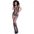 Chilirose - Bodystocking Crotchless Negro CR 4233 S/M