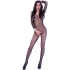 Chilirose - Cr 4307 Bodystocking Crotchless Negro S/M