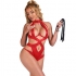 Subblime - Body Halter Sexy Con Arnes Rojo S/M