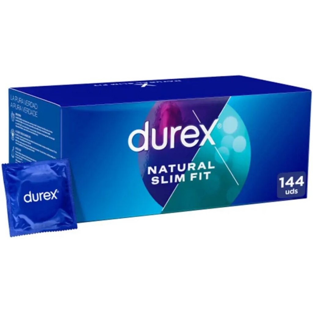 Durex - Natural Slim Fit Basic 144 Unidades