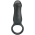 Anillo Vibrador Con Estimulador Negro - Pretty Love